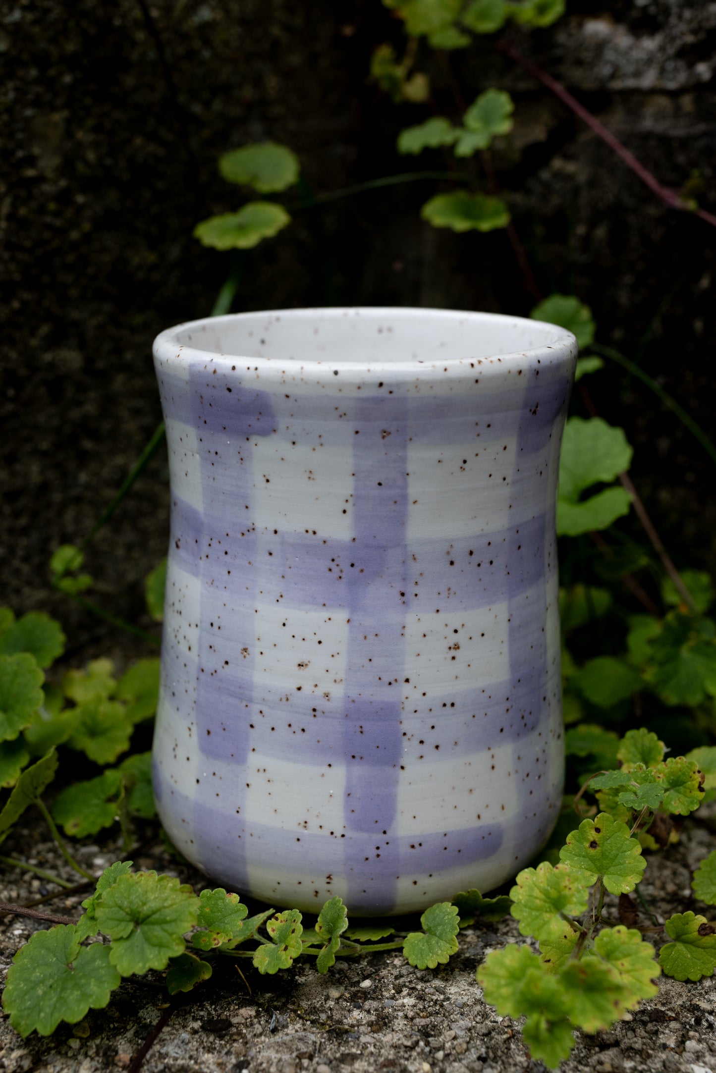 Wildflower Gingham Cup – 12oz