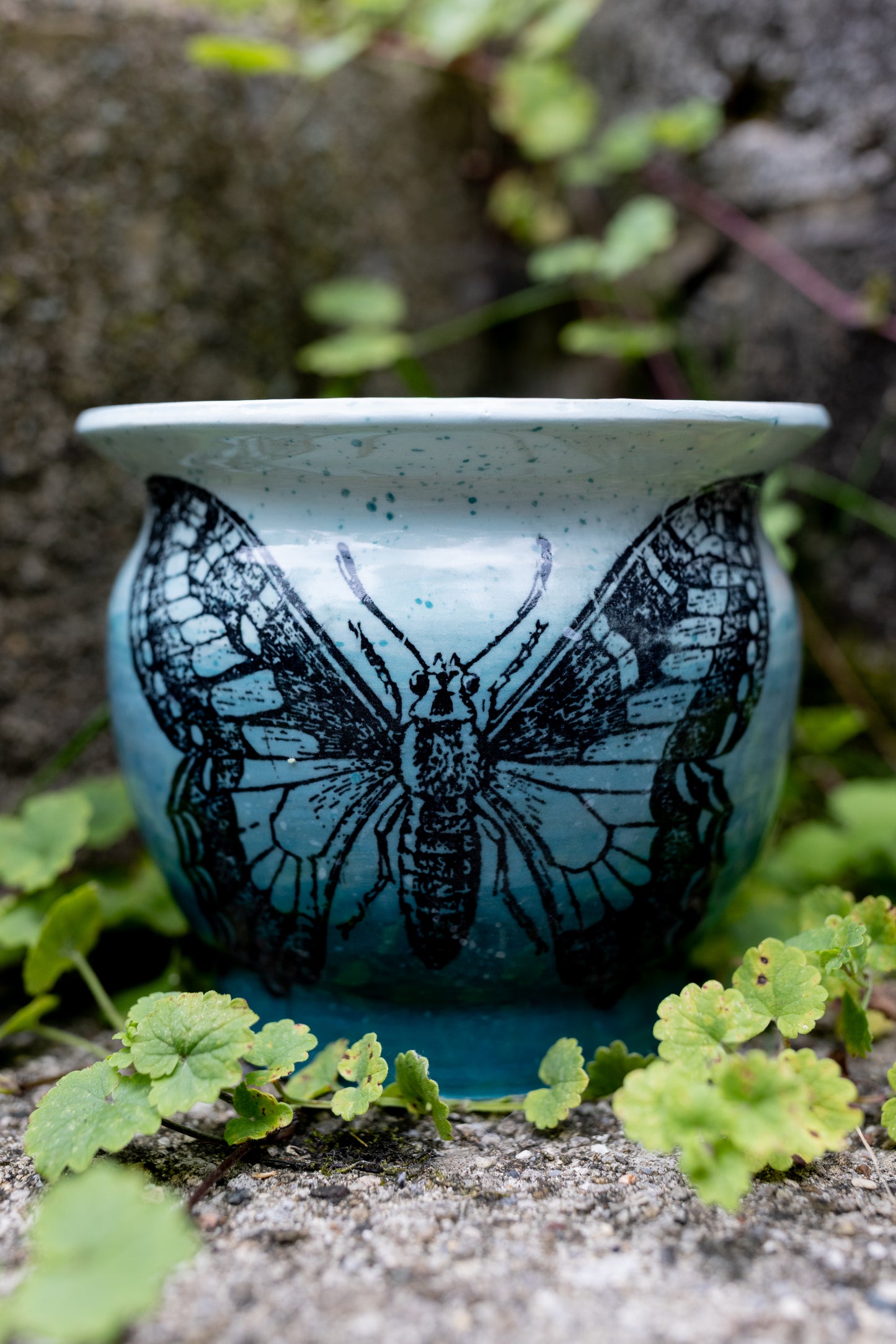 Butterfly Floral Vessel