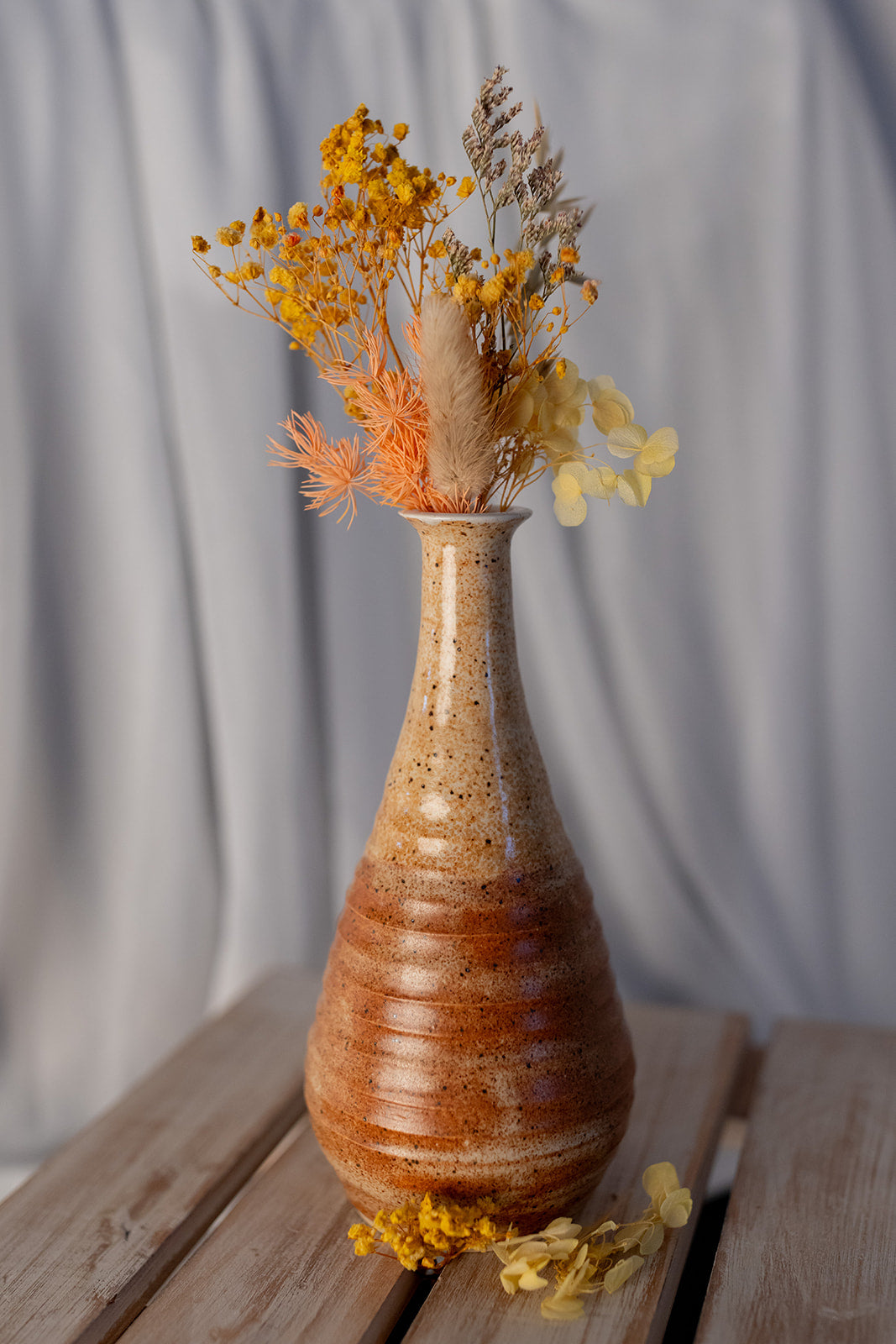 Shino Bud Vase