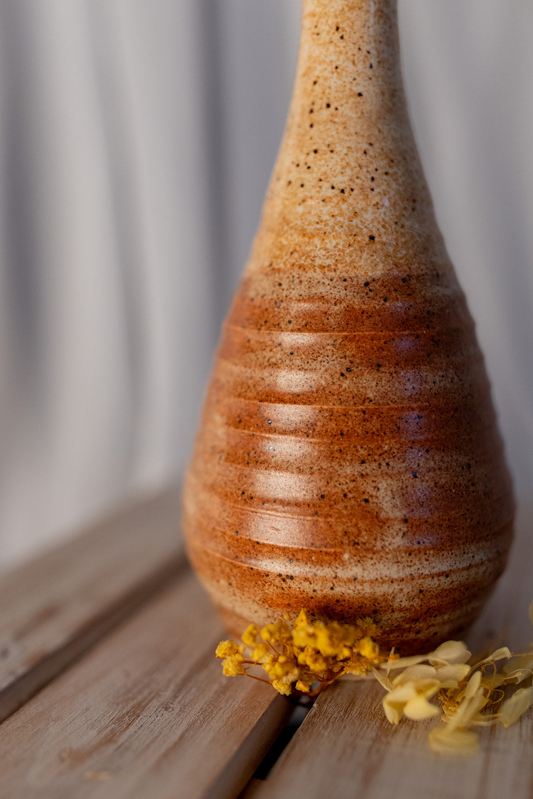 Shino Bud Vase