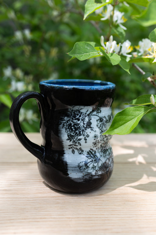 Midnight Bloom – Bow Bloom Mug 14oz